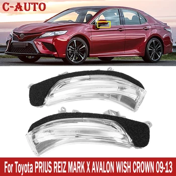 

C-Auto Car Left and Right Side Turn Signal Lamp Side Mirror Indicator Light For Toyota PRIUS REIZ MARK X AVALON WISH CROWN 09-13