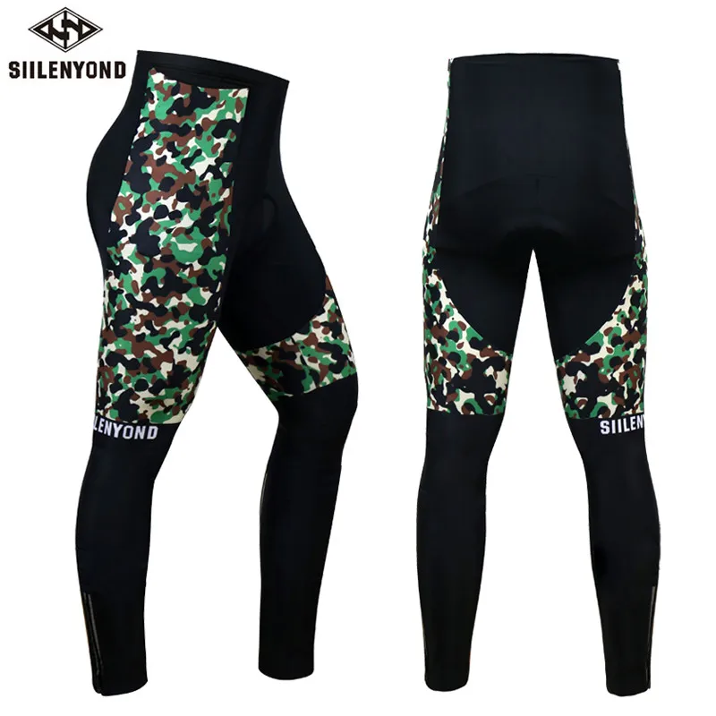 one piece pant Siilenyond велосипедный комбинезон с 3D гелевой подкладкой Coolmax противоударные велосипедные MTB велосипедные брюки лайкра гоночный велосипед Велоспорт обтягивающие - Цвет: one piece pant