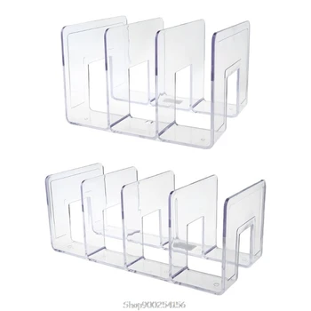 

Acrylic Transparent Multi-layer Bookend Decorative Book Shelf Home Room Office School Library Stationery Supply O19 20 Dropship