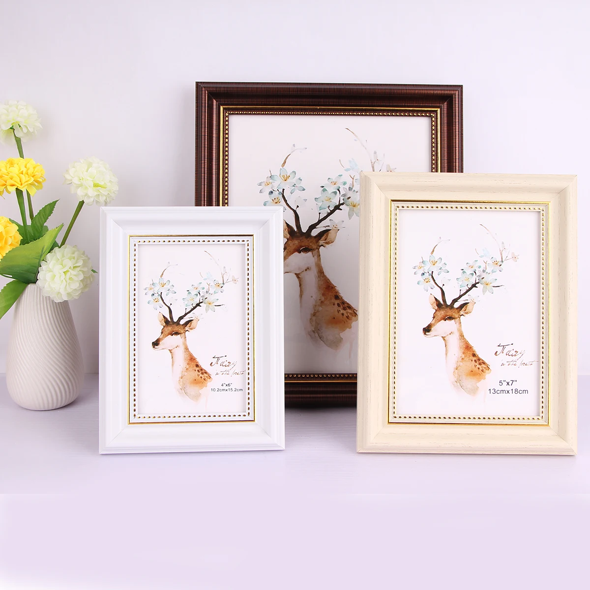 

European Style Photo Frame Wedding Graduation Anniversary Birthday Picture Picture Box Wall Frame 6"/8"/10" Home Decor D30