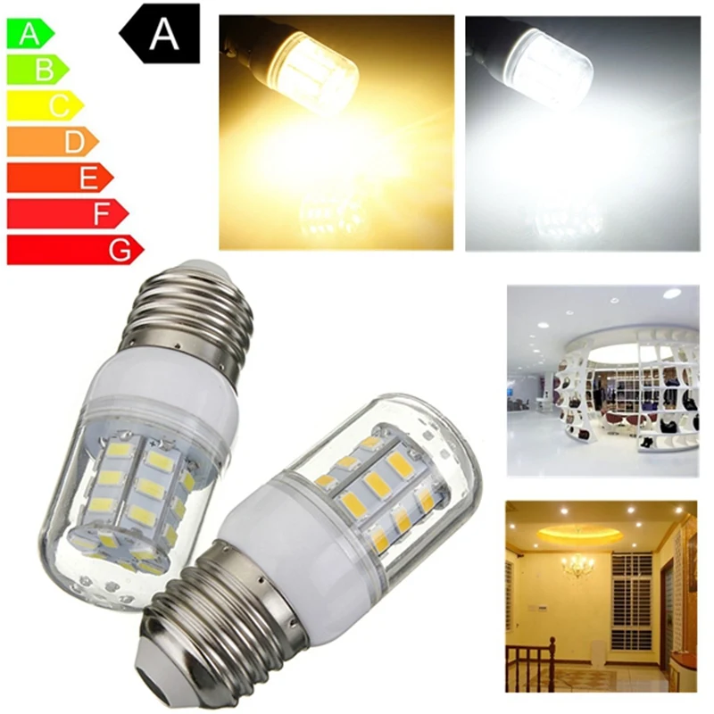27 Светодиодная Лампочка 5730 SMD супер яркая E27 DC 12V Энергосберегающая лампочка