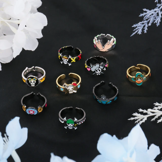 Black Stainless Steel One Piece Ring Anime Rings for India | Ubuy-demhanvico.com.vn