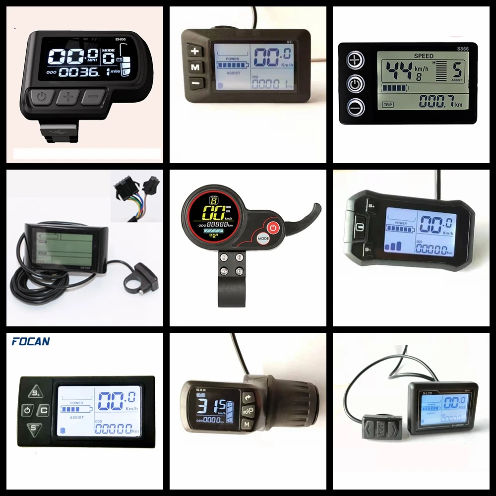 Elektrische Fiets Lcd Display S861 S850 LH100 SW900 S865 S866 EN06 G51 Voor  Borstelloze Motor Fiets Ebike E Scooter uart|display meter|display  lcddisplay controller - AliExpress