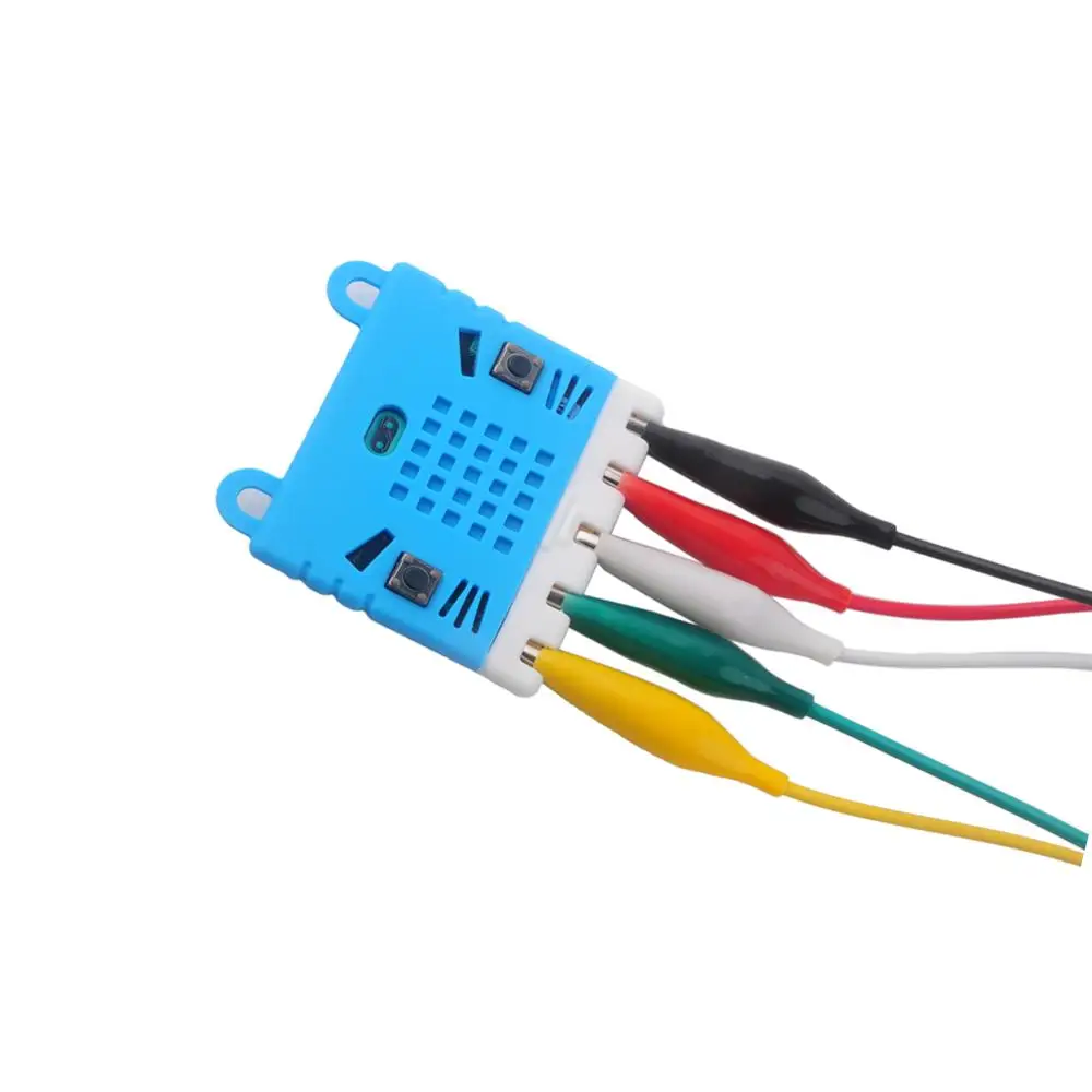 For micro:bit Silicon Case Kitty Cute KittenBot Alligator Cap with Wire 50cm microbit 5 colors