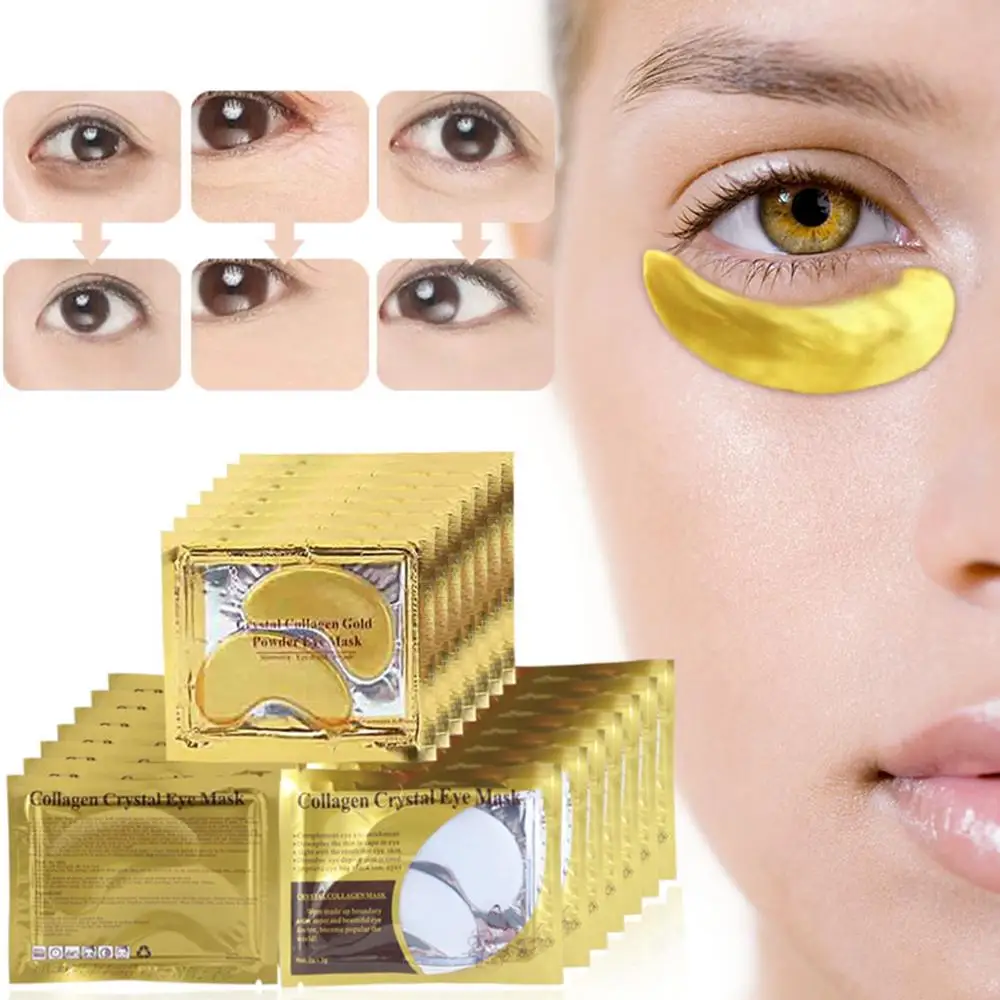 Маска для глаз маска Кристальный коллаген против старения/темные круги/пышная