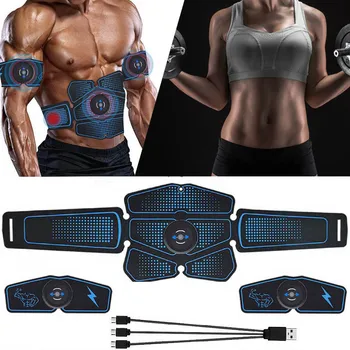 

Electromagnetic Stimulation Of Muscles Trainer Massage Effective Fat Burning Easy Operate Home Fitness Gym Exercise USB Charging