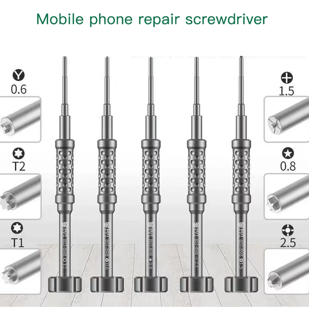 Набор прецизионных 3D отверток P2 0 8 Pentalobe Y-0.6 Torx T1 T2 1 5 2 Phillips для вскрытия мобильного