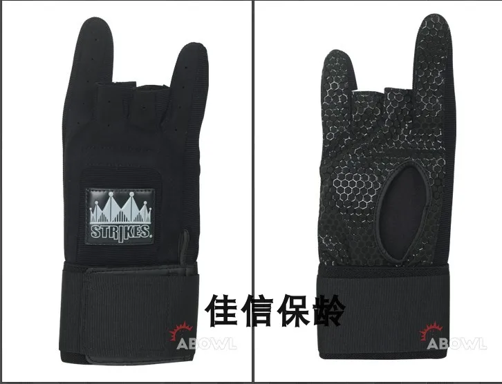 top quality Bowling Slip resistant Wrist Gloves with steel plate