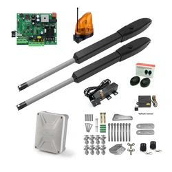Ouvre porte automatique robuste PKM C026, KIT populaire de bras droits Turbo linéaire double fort pour Parents, facile à installer 