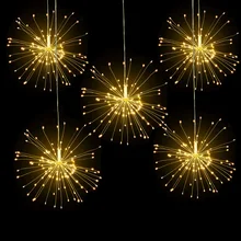 Горячий светодиодный фонарь Starburst с дистанционным управлением, 8 режимов, многофункциональная батарея, декоративная лампа USJ99