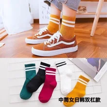 5 пар, новинка, высокое качество, для женщин и девочек, повседневные, в полоску, яркие цвета, хлопковые, удобные, Harajuku, короткие носки, модные, женские, забавные носки