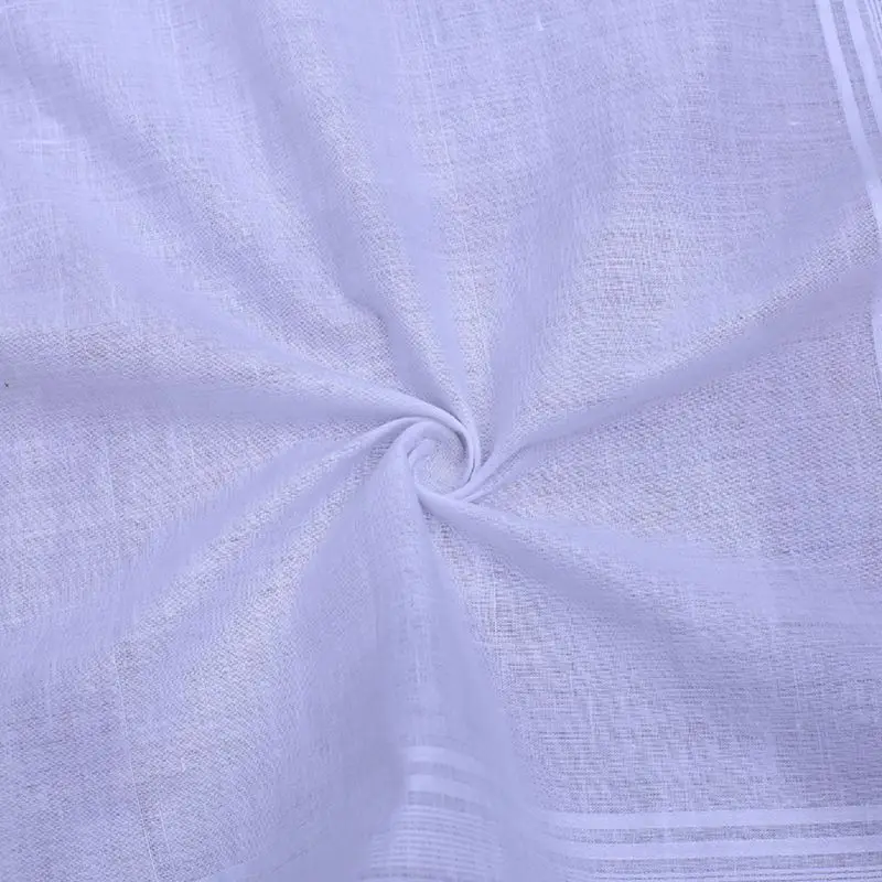 40x40 см Для мужчин Для женщин модные тканые носовые платки классический белоснежное хлопковое платки в полоску жаккардовые печати