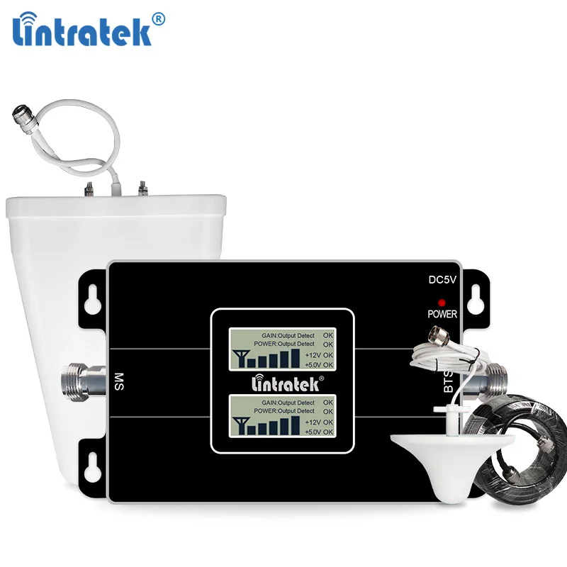 Lintratek CDMA 850 1900MHz Signal Repeater 2G 3G 850 Band 5 Amplifier PCS 1900Mhz Band 2 Cellphone Signal Booster GSM 2G 3G UMTS Lintratek CDMA 850 1900MHz Signal Repeater 2G 3G 850 Band 5 Amplifier PCS 1900Mhz Band 2 Cellphone Signal Booster GSM 2G 3G UMTS