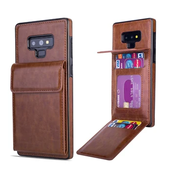

For Samsung S10 Plus S10e S9 S8 S7 Edge Note 8 9 Magnetic Wallet Case For iPhone 6 7 8 Plus XR X XS Max Leather Card Phone Case