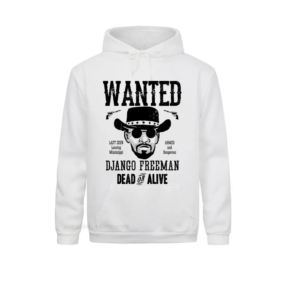 

Mens Django Unchained Wanted Hoodies Tarantino Quentin Western Movie Leonardo Cowboy Christmas Tees Men Male