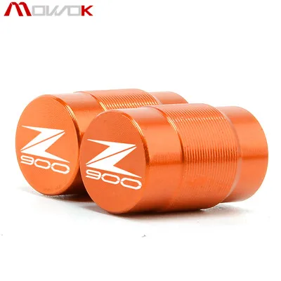 Z900 Orange Для KAWASAKI Z900 Z 900 Z650 Z 650 2002- Мотоцикл CNC алюминиевые аксессуары крышки стержня вентиля шины CNC воздухонепроницаемые крышки - Цвет: Z900 Orange
