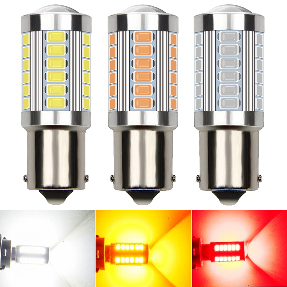 2pcs BA15S P21W 1156 Car LED Reverse Light Bulb for Audi A3 8L 8P A4 B6 B7 B8 A6 C5 C6 4F RS3 Q3 Q7 TT | Автомобили и мотоциклы