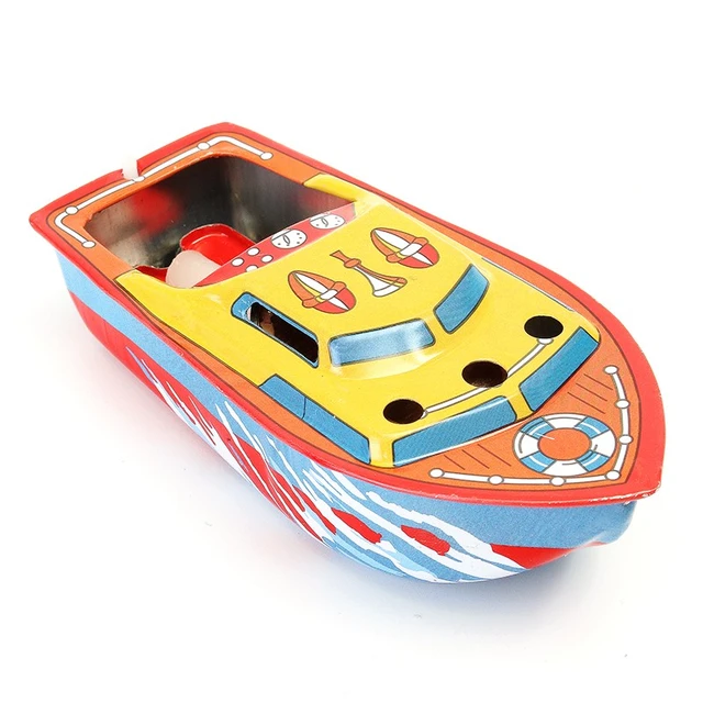 2023 Hot Vintage Retro STEAM BOAT Tin Toys Candles Powered Put Put Ship Boat  Collectable Tin Toys Gifts - AliExpress