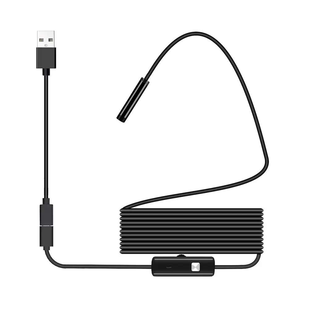 1 м для Android wifi эндоскоп Водонепроницаемый Бороскоп Инспекционная камера 8 светодиодный длинный эффективный фокусное расстояние