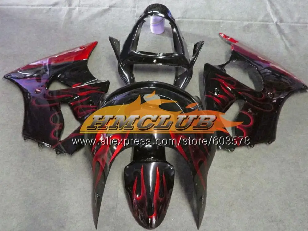 Корпус для KAWASAKI ZX-6R ZX-636 ZX600 ZX600CC 98 99 Зеленый blk 105CL. 34 600CC ZX636 ZX6R 98 99 ZX 636 ZX 6R 1998 1999 обтекатели - Цвет: No. 7