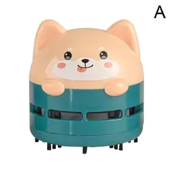 Aspirateur à main sans fil à motif d'animaux, joli petit aspirateur, Rechargeable par Usb, stylo anti poussière, pour ordinateur de bureau 