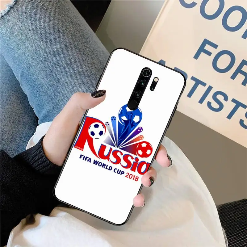 HPCHCJHM российский Московский футбол мягкая черная фотография для Redmi Note 8 8A 8T 7 6 6A 5 5A