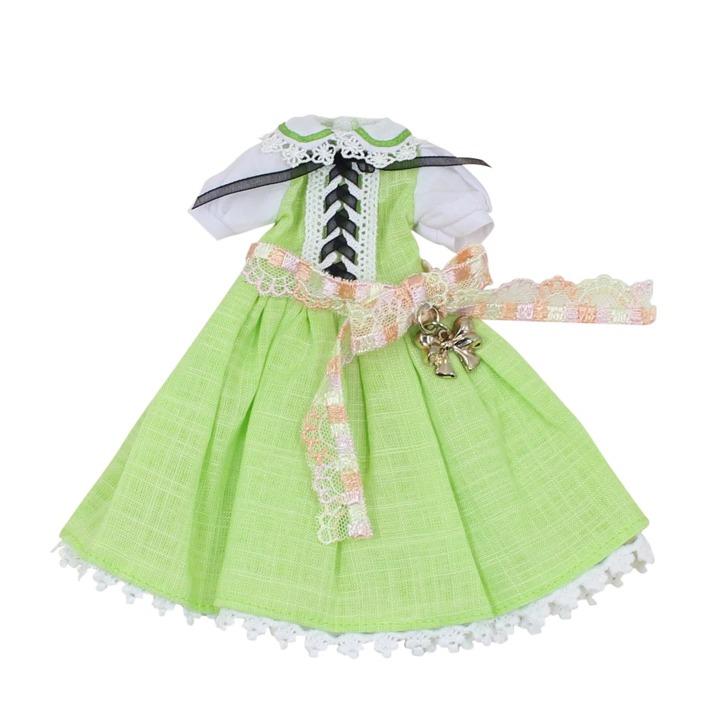 Ледяной DBS Blyth Кукла наряд зеленое платье Игрушка Одежда Аниме Костюм Куклы