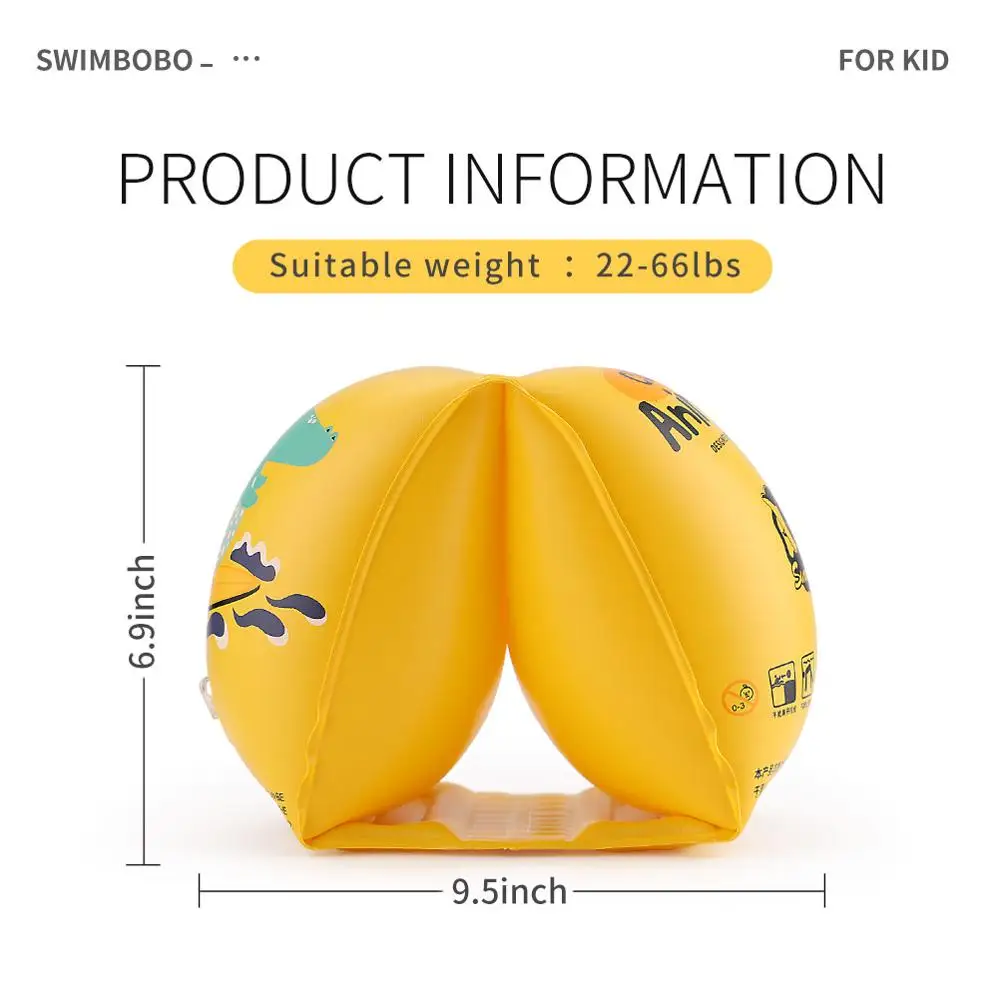 Air Inflatable Arm Swim Ring PVC Swimming-Ring Float Armbands Circle Pool Accessories Toys Kids Water Sleeve Circle 6