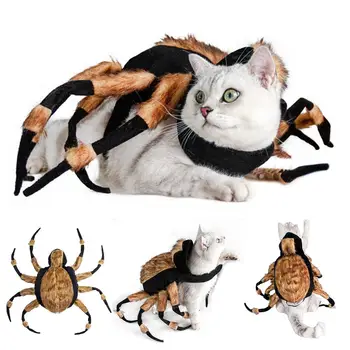 

Pet Halloween Costume Pet Spider Harness Costume Dog Spider Cloak Dogs Cats Holiday Costume Props For Puppy
