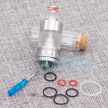 

SUB TWO SALT RTA Atomizer Tank 22mm Diameter Single Coil Adjustable Airflow Bubble Glass Tube Vape Mod VS Typhoon GT4s Isolation