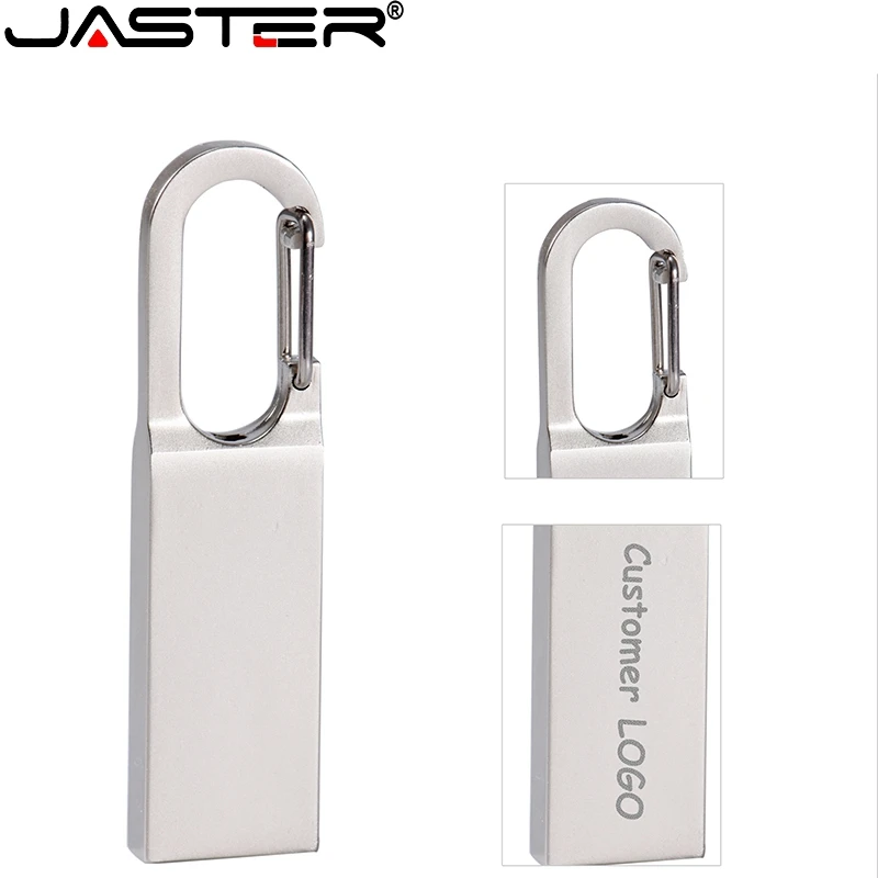 Металлический USB флеш накопитель JASTER 16 ГБ 32 128 Гб Водонепроницаемый 8 4 usb диск на