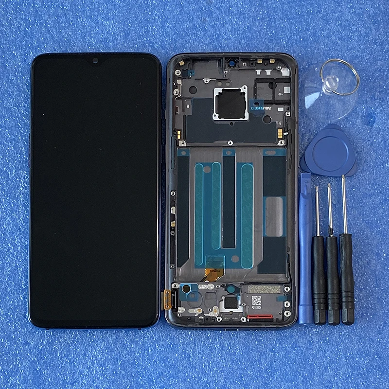 Для 6,4" OnePlus 7 оптический AMOLED ЖК-экран+ Сенсорная панель дигитайзер для OnePlus 7 ЖК-дисплей рамка