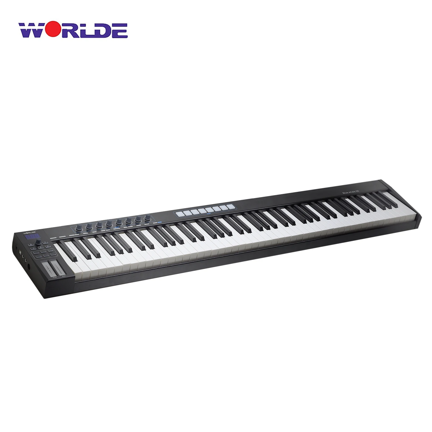 WORLDE Blue whale 88 USB MIDI контроллер клавиатура полувзвешенных клавиш 8 RGB с подсветкой