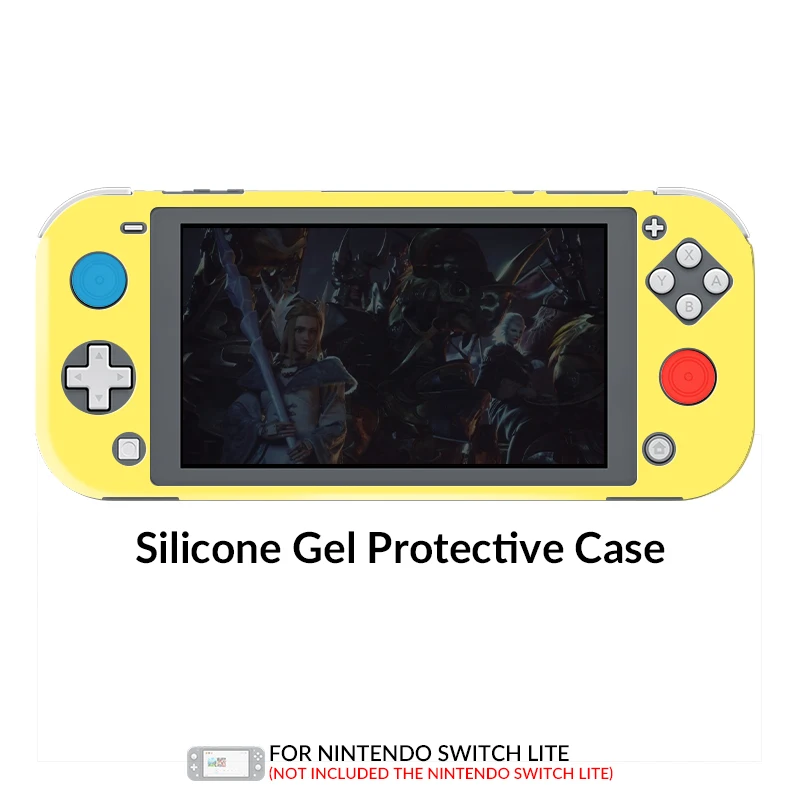 Защитный силиконовый чехол-лягушка для nintendo Switch NS Lite, аксессуары для nintendo Switch Lite, защитный чехол - Цвет: yellow