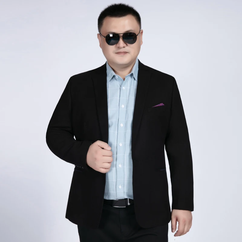 2 Большие размеры 8XL 6XL 5X Брендовые мужские костюмы для свадебной вечеринки осенние мужские приталенные Костюмы Блейзер Masculino Нарядные Костюмы мужской деловой костюм - Цвет: 2