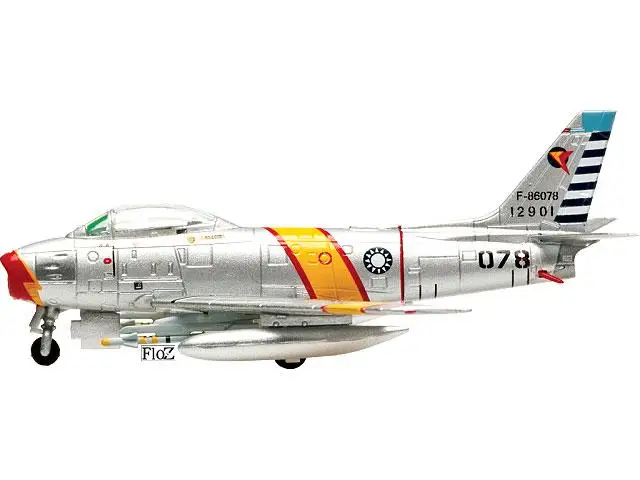 F-86 сабля 1/200 литья под давлением модель самолета Hogan