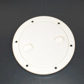 

4 Inches Yacht Inspection Cover Boat Deck Covers Utility Hatch Anti-Skid Hole 1 Piece Marine Hardware