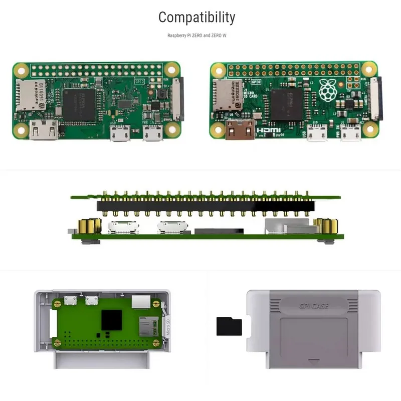 Быстрая игровой консоли портативный джойстик чехол контроллера для Raspberry Pi Zero и Zero W с безопасным выключением