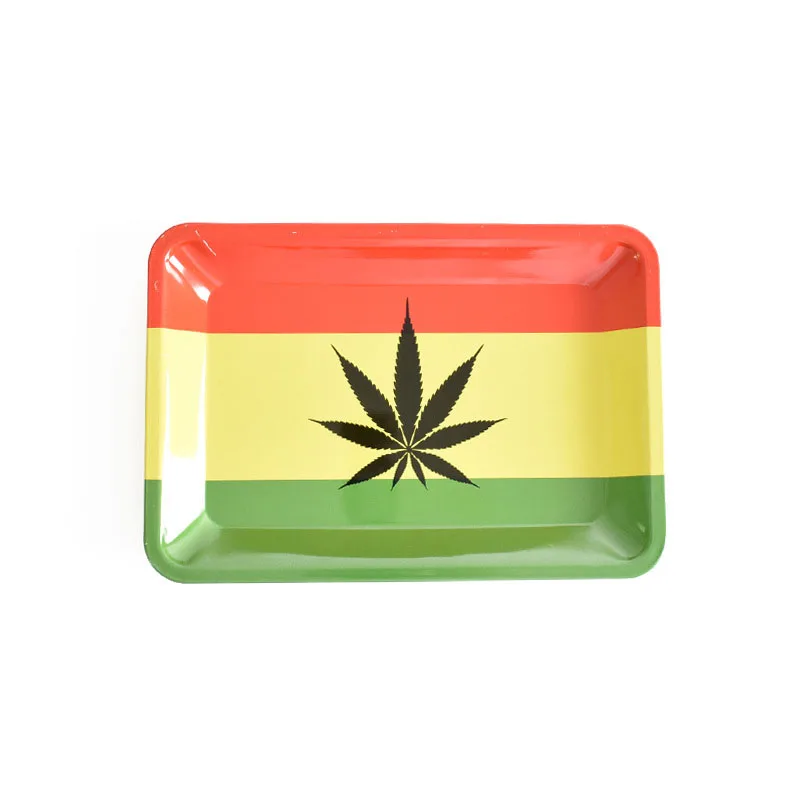 280*180mm Metal Storage Rolling Tray for tobacco Cigarette herb Smoking Accessories Tinplate Plate storage tray,tobacco rolling tray