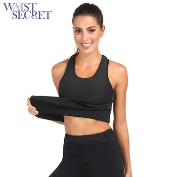 

WAIST SECRET Women Body Shaper Zip Slimmer Vest Neoprene Shaper Weightloss Workout Waist Trainer Vest Sauna Tank Top Shapewear