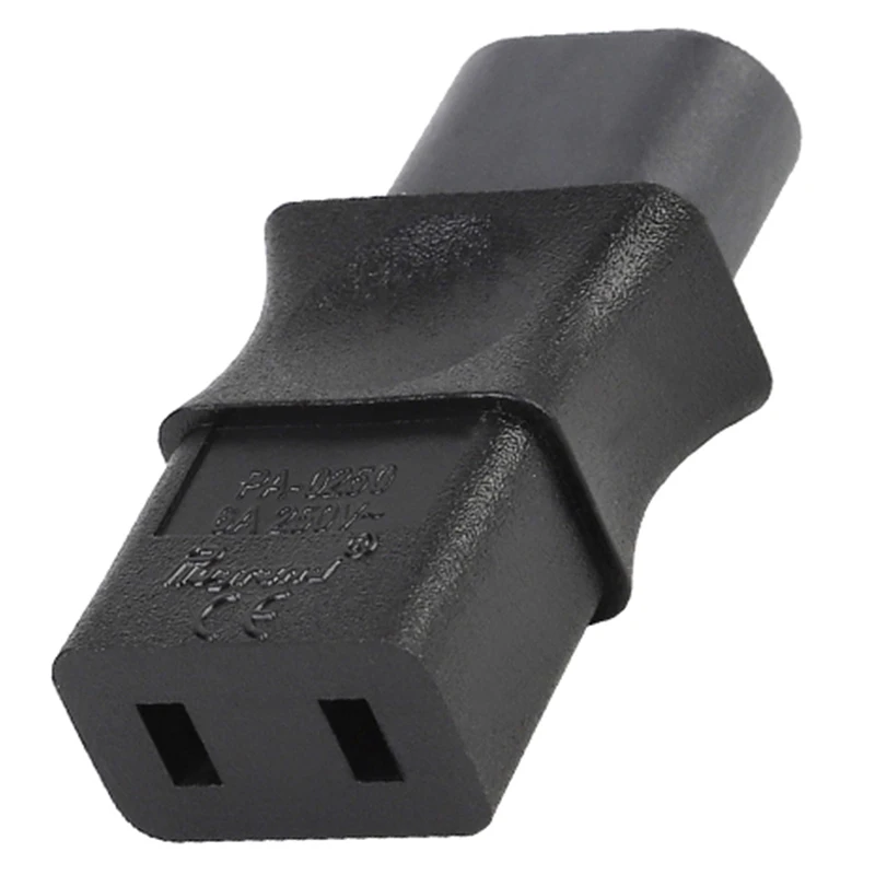 Новая одежда для маленькой девочки 2 Pin Iec 320 C8 штекерным Iec 320 C9 Женский адаптер переменного тока 6A/250V ЕС промышленный Мощность конвертер