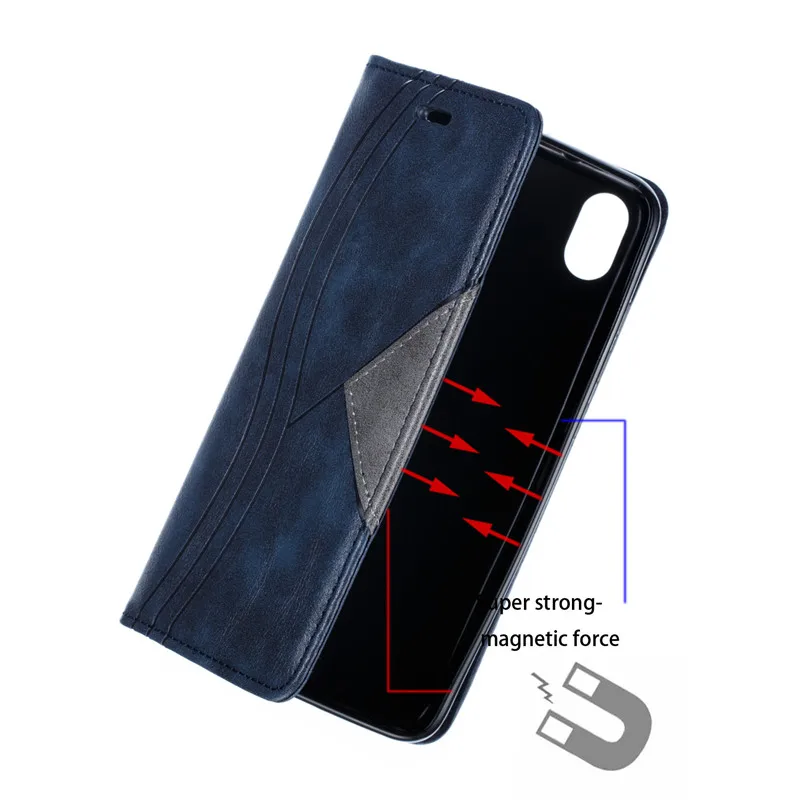 Magnetic absorption Leather Flip Case Xiaomi Redmi Note 7 Case Retro Wallet Card Holder Stand Book Cover Xiaomi Redmi 7A5