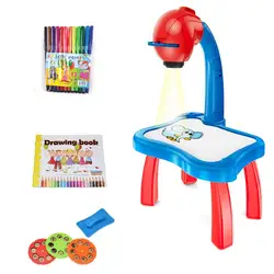 Kids Drawing Projector Table Set Multifunctional Children Projection Drawing Board Educational Early Learning Projection Drawi