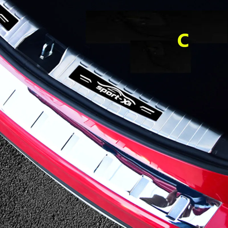 Для Geely Emgrand X3, GX3, автомобильный порог для багажника яркий стикер на бар