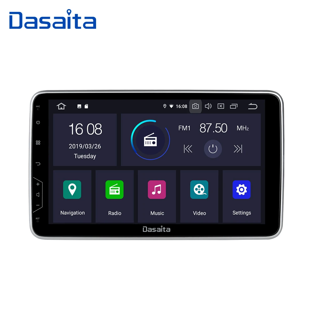 

Dasaita 2 din Car Radio Android 9.0 Multimedia Player 10.2" Display for Nissan Universal Car Stereo Bluetooth GPS Navigator
