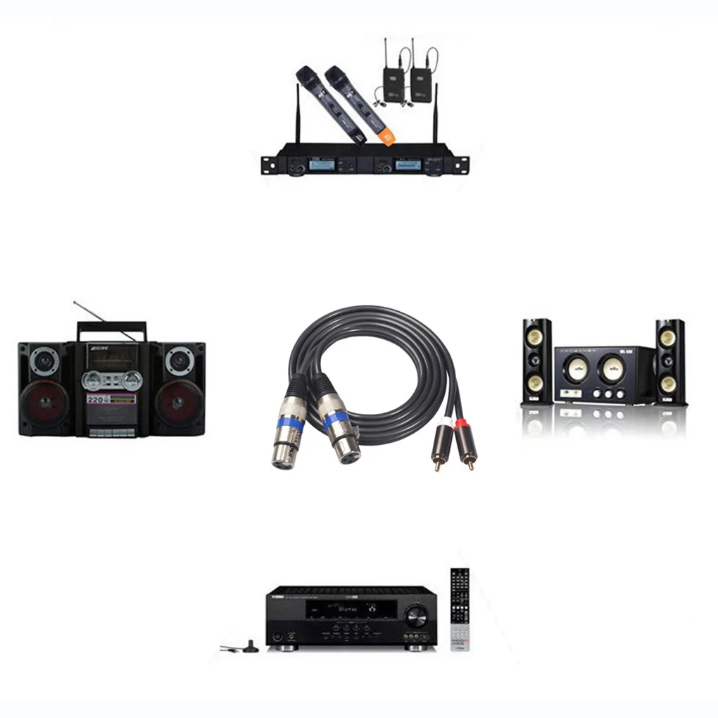  ̺ 2 XLR to 2 RCA    ڽ, XLR RCA  ũ Ŀ ̺