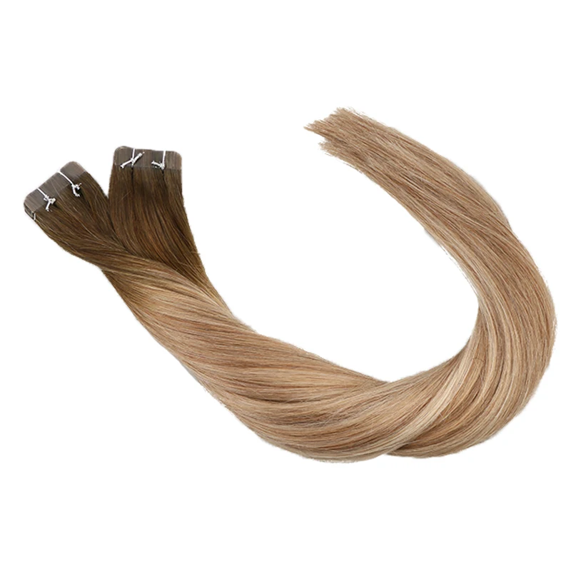 Toysww Remy лента для наращивания человеческих волос с двойным нарисованным клеем