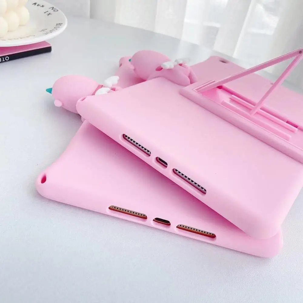 Чехол для iPad 7th 10 2/9 7 2017 2018 5th 6th Pro 9 5 11 Air мультфильм дети Обложка Mini 1 2 3 4 силиконовый