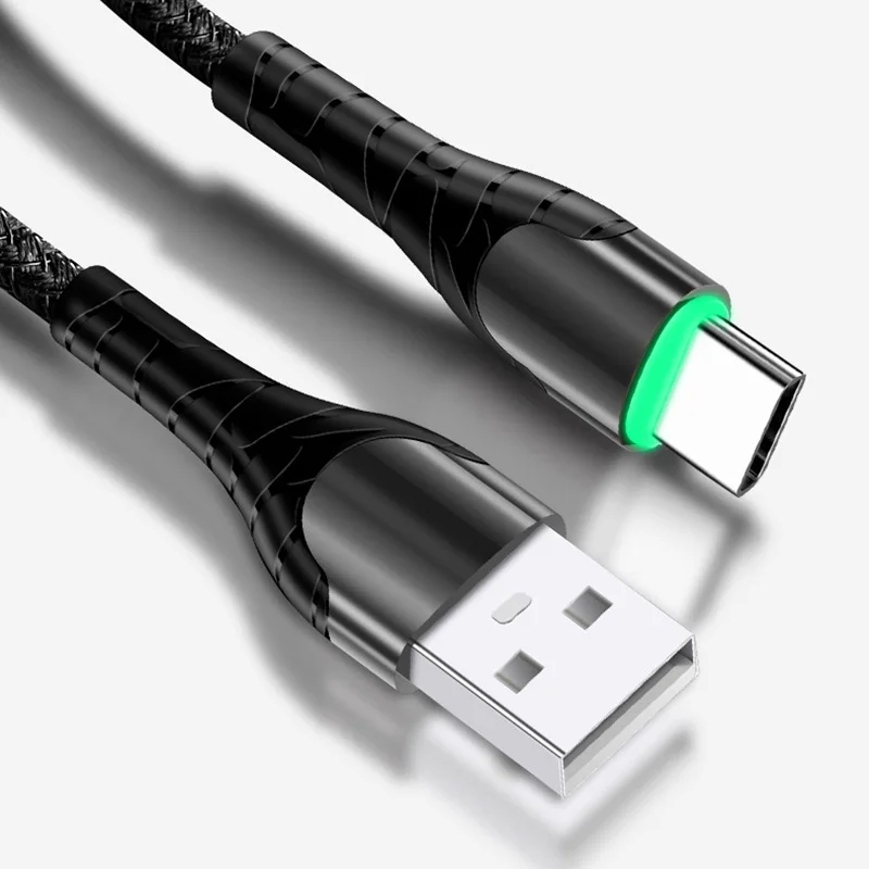 USB кабель для iPhone 11 XS 7 8 зарядное устройство из цинкового сплава Micro USB кабель для Android USB TypeC кабель для мобильного телефона для samsung