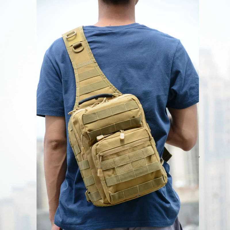Тактическая Сумка Molle Спортивная нагрудная сумка на плечо для активного отдыха